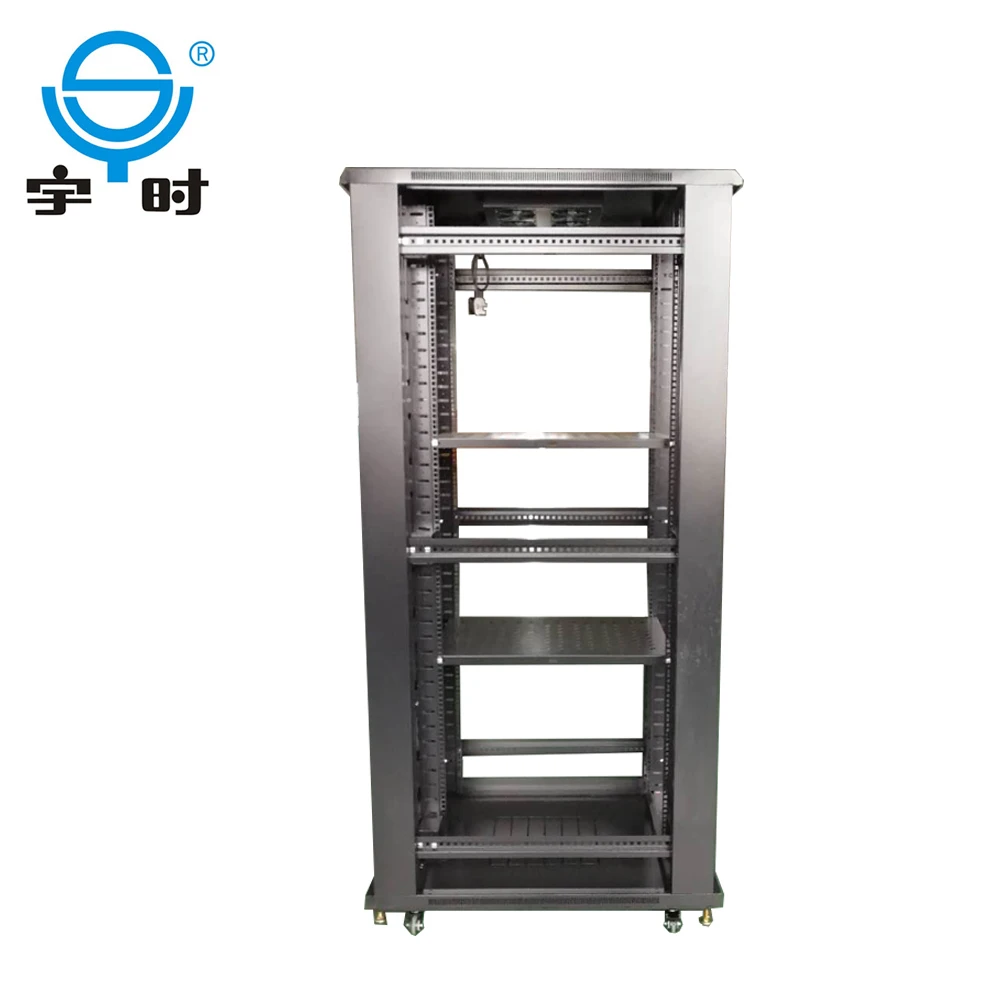 High quality computer room used 19 inch 42u 800x1000 rack server , dustproof network cabinet for networking with cooling system