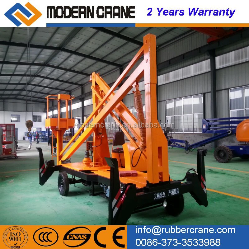 small mobile boom lift