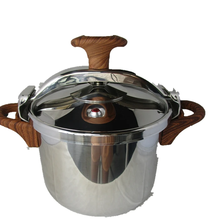 Multi-circuit pressure cooker and jar with polished stainless steel accessories