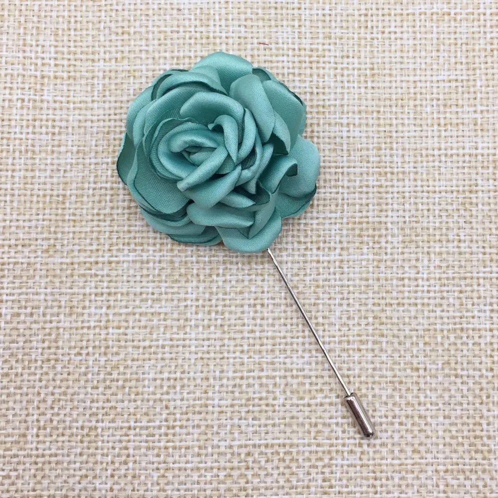 Мужская новейшая шелковая брошь в наличии, булавки для одежды с цветами из ткани