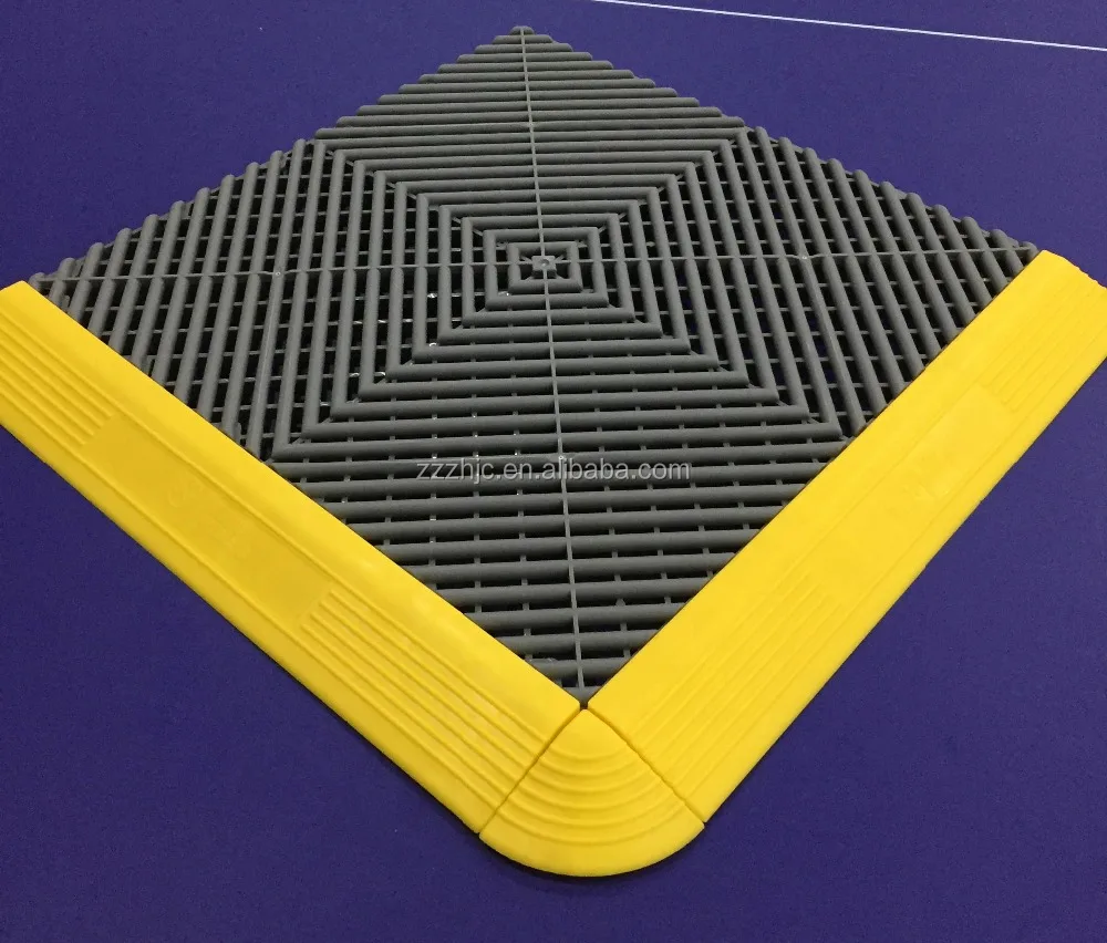 
plastic modular interlocking garage floor tiles 