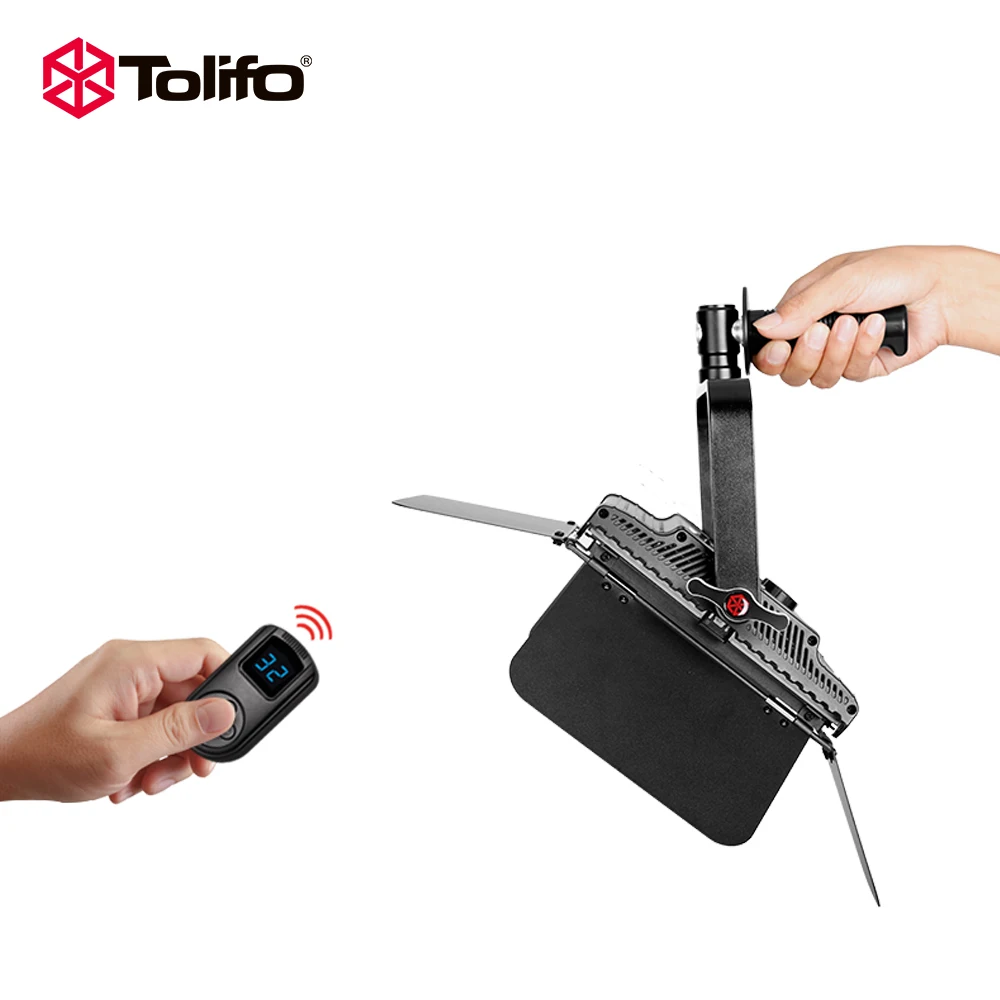 Tolifo GK-S60B PRO 60W 5600K Thin Aluminum Studio Video 600 Led Panel Lights Support DMX512