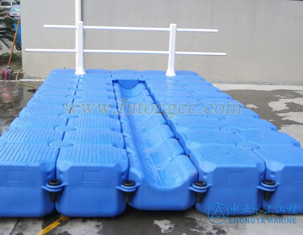 Plastic dry dock pontoon