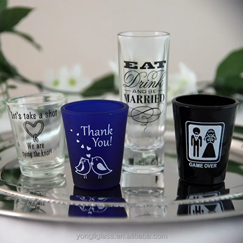 Wholesale High Quality Custom Shot Glasses / Souvenir Shot Glasses / fancy shot glass