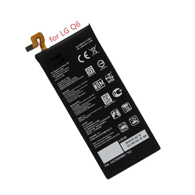 Manufacturer Wholesale Cell Phone Rechargeable Batteries BL-T33 M700A M700AN M700N M700DSK for LG Q6 60 7