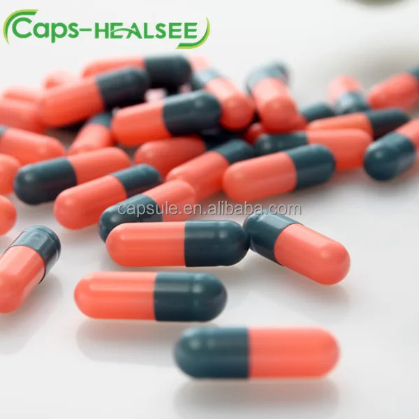 Healsee HPMC vegetable empty capsule in different colors and sizes