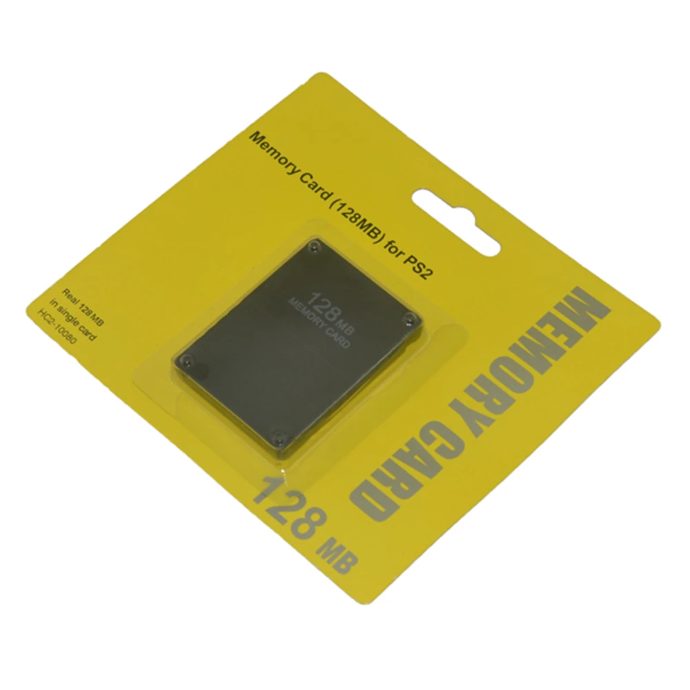 
Plastic Real 128MB Memory Card for PS2 --Black (With Retail Package) 