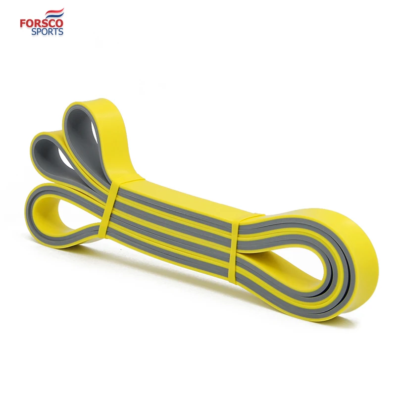  Сверхмощные тренировки для фитнеса двухслойные цветные латексные подтягивающие вспомогательные Эспандеры