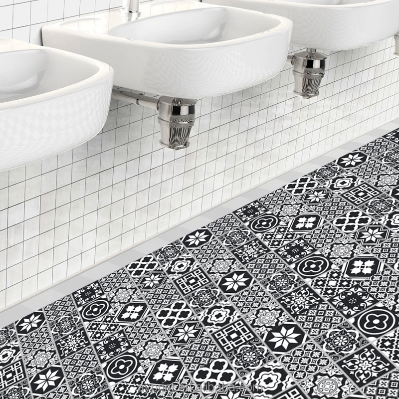 6002 Kitchen Oil Proof Mosaic Ceramic Tile Pattern Decorative Wall Sticker Removable Home Decor Vinyl Wall Decals