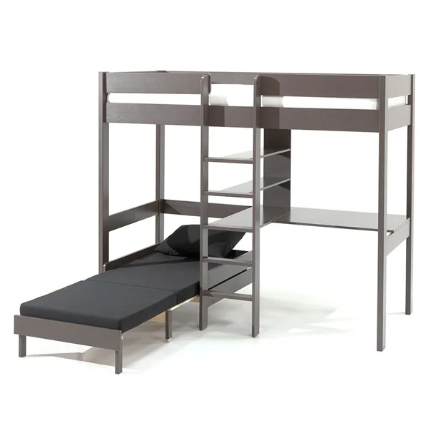 
No. 1488 Solid Wood Bunk Bed Baby Bed with Desk and Sofa Bed 