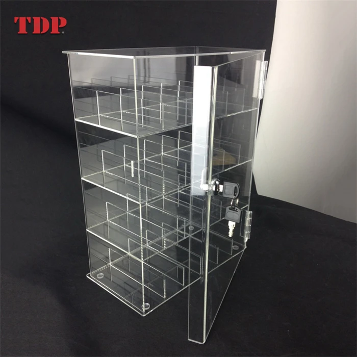 Wholesale Lockable Clear Showcase Acrylic Contact Lens Display