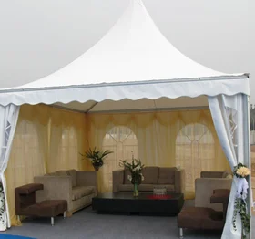 Cheap used outdoor wedding decoration canopy party pagoda tent for sale