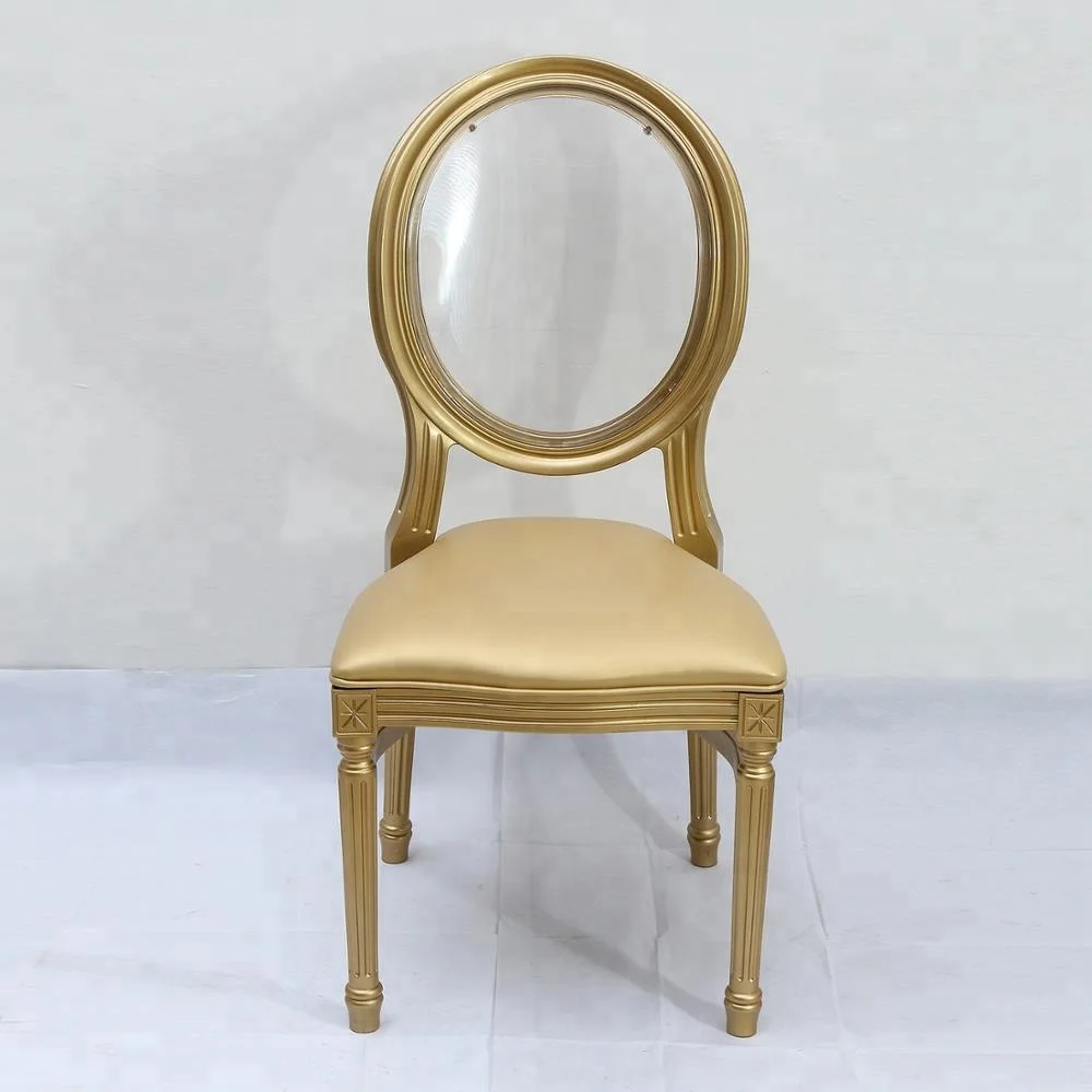 New design french banquet dinning chair louis ghost chair