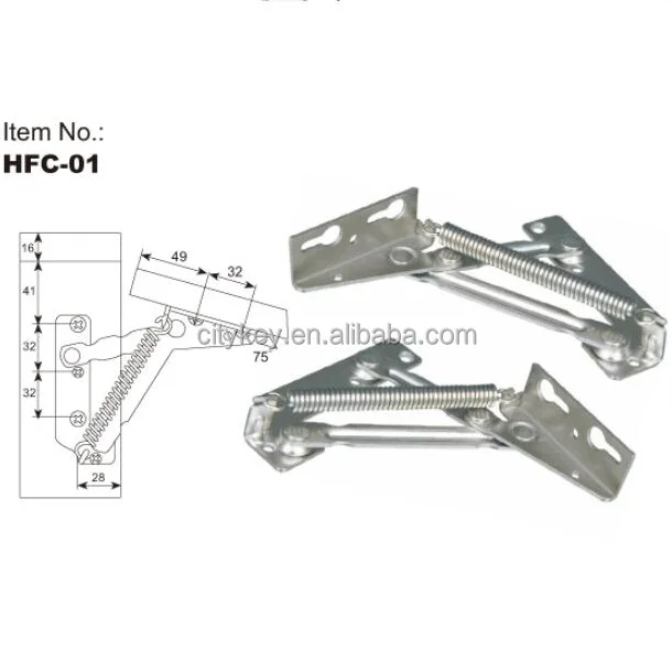 Spring Lift Up Hinge for Furniture Cabinet Door