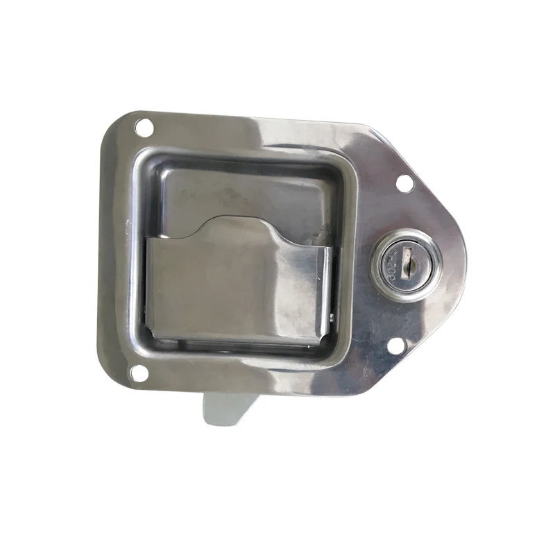 Truck Body Parts Refrigerated Truck Tool Box Paddle Lock Latch Stainless Steel Container Box Trailer Door Lock Latch