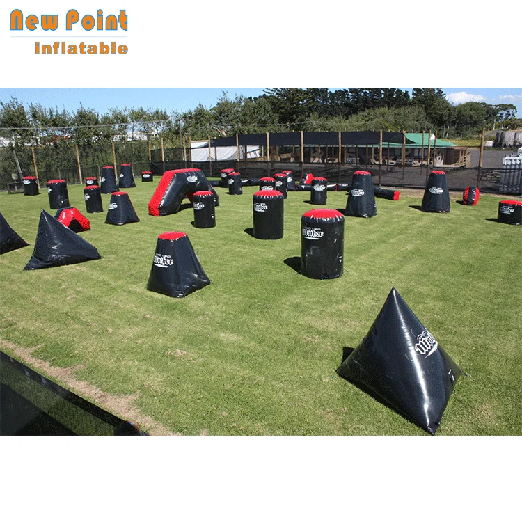 Guangzhou cheap paintball inflatable bunker for sale