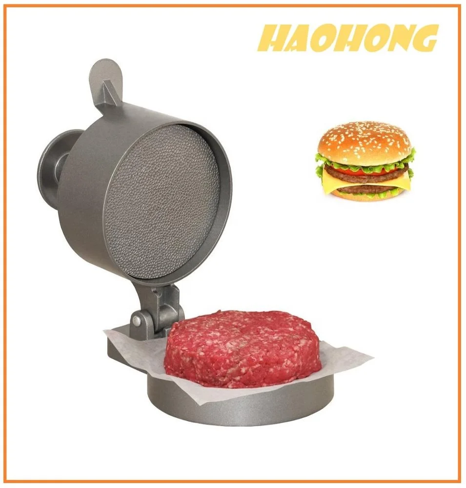 high quality Adjustable aluminum single Hamburger patty maker burger press