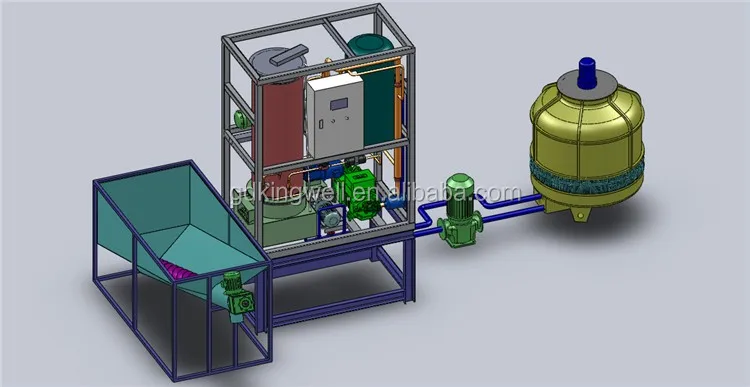 3ton 5ton 10tons Industrial ice making machines cube tube ice makers