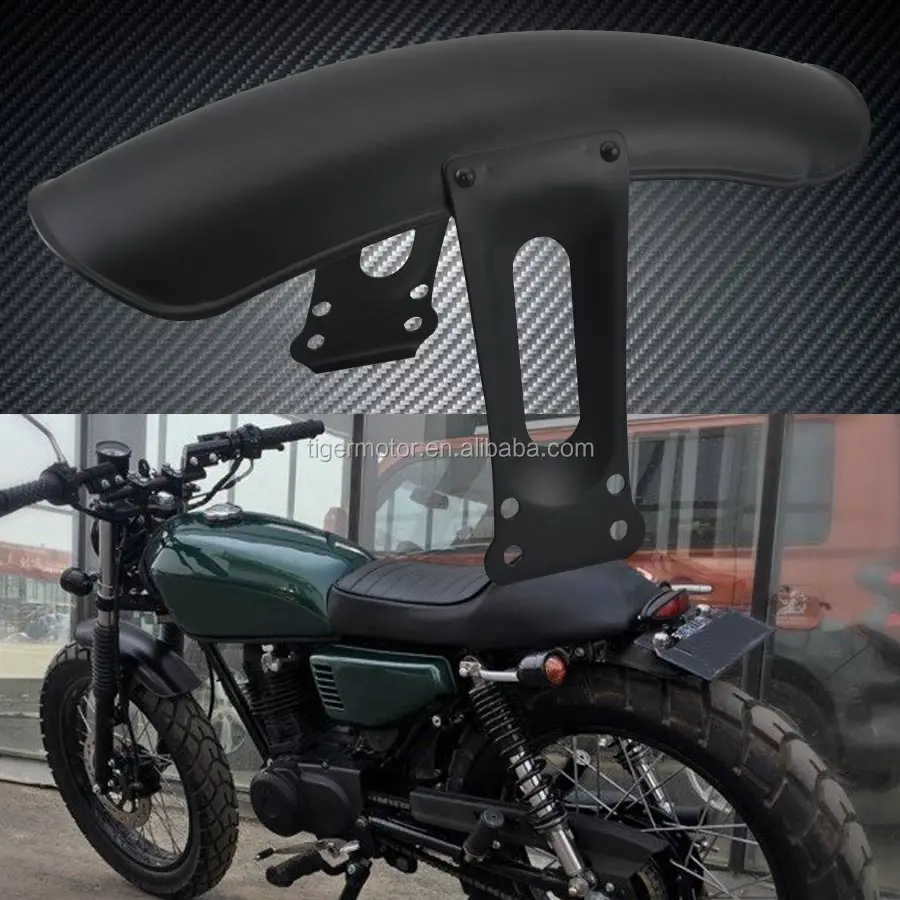 
 Черное железное переднее крыло мотоцикла Honda CG125 в стиле ретро, брызговик, грязезащитный песок  