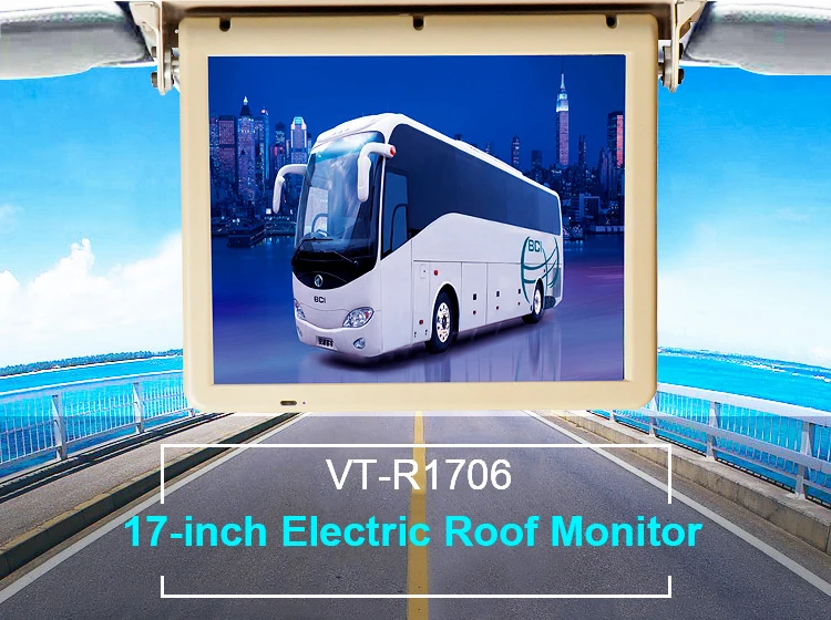 Viewtech 22 дюйма Автомобильные Колесные/автобус Транспорт использовать моторизованный ЖК-монитор