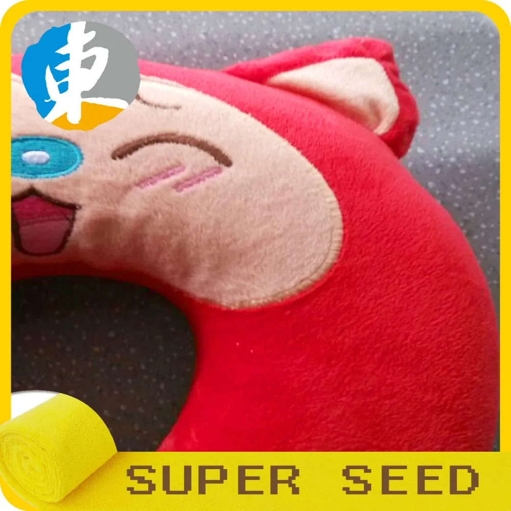 Animal pattern travel neck pillow for custonize design