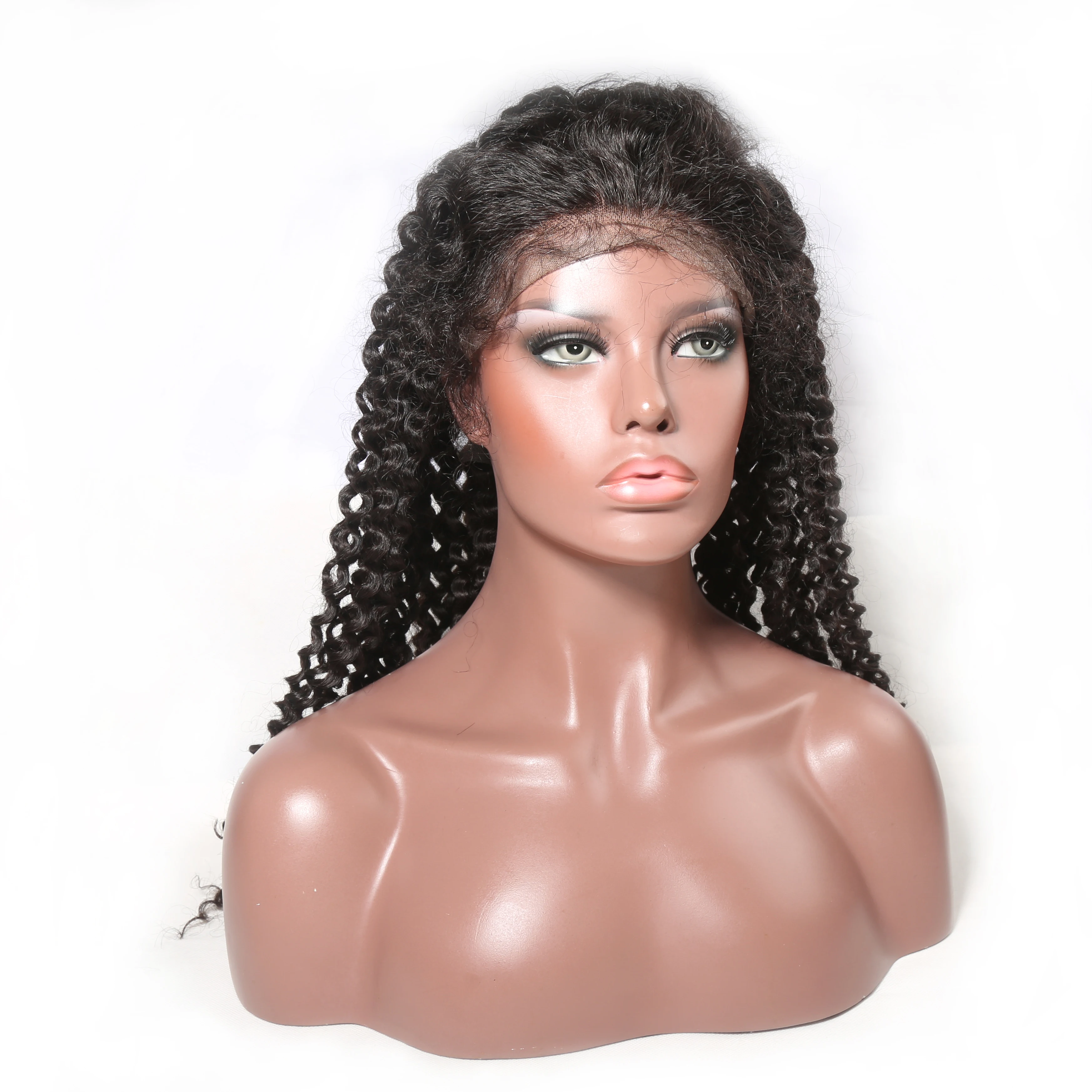 XBL cheap 100% natural full lace human hair wig, unprocessed indian women hair wig, super quality no synthetic wig