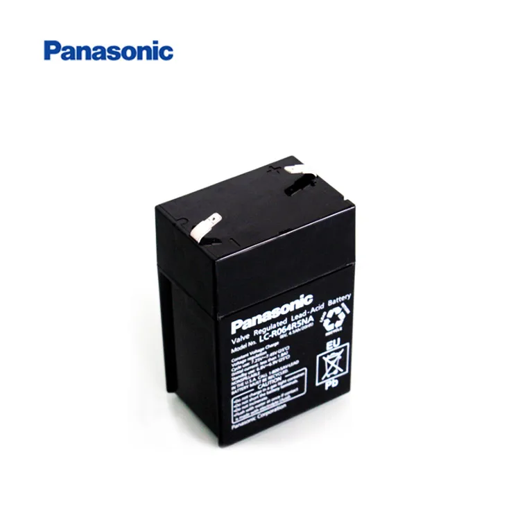 
Panasonic 6V 4.5Ah Lead-Acid Battery LC-R064R5 for Rechargeable Lanterns 