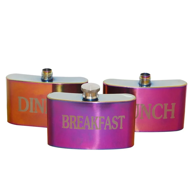 Золотых красный популярные из нержавеющей стали Мини фляжка