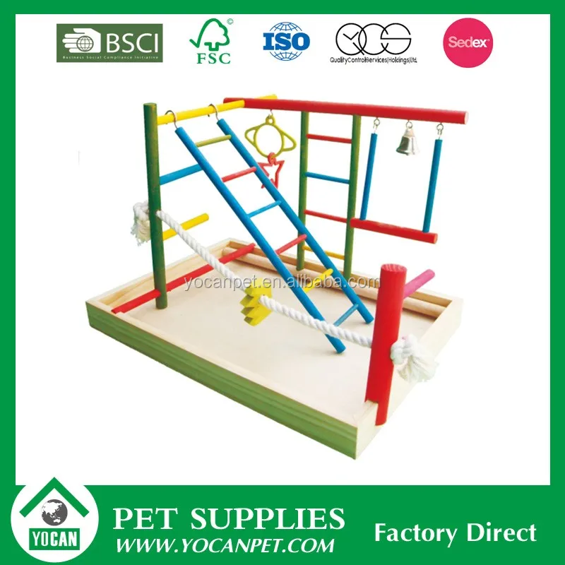 High End Wholesale Large Wooden Bird Toys For Pet Birds