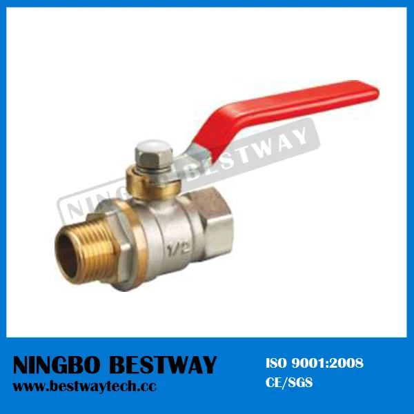 Factory wholesale Long Handle FNPT x FNPT 1 Inch Italy Brass Ball Valve