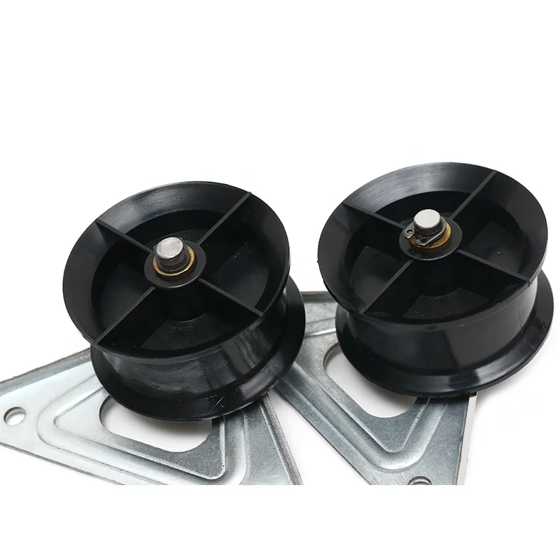 Custom plant price dy048 injection plastic pulley and steel bracket assembly made in Dymolding