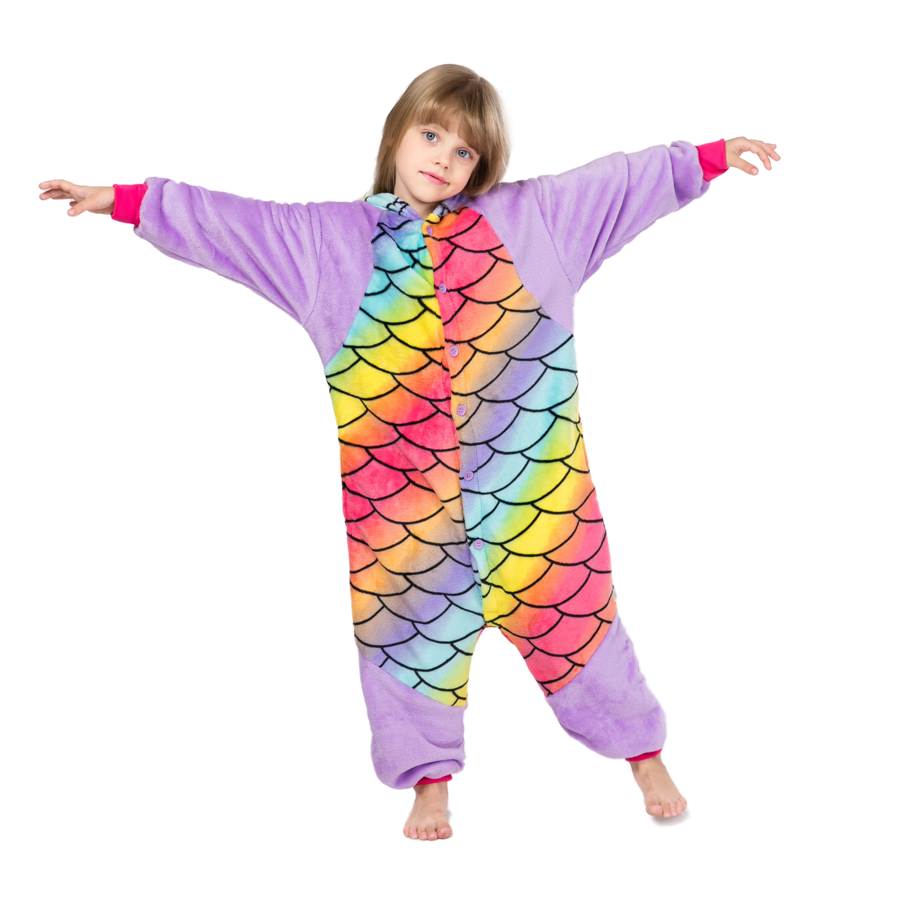 
wholesale kids pajamas costume sleepwear scale panda kid flannel onesie pajamas sleepwear pajamas 