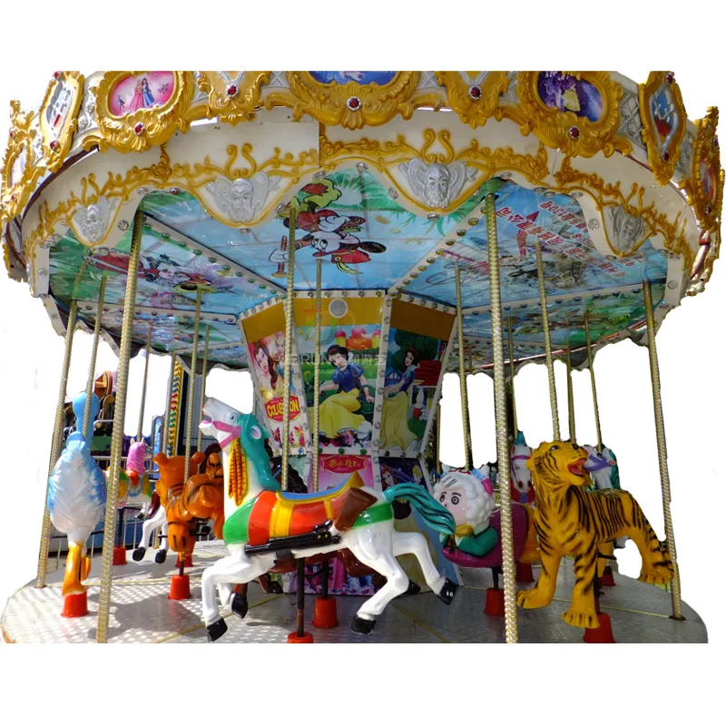 
Video Available!!! DERUN RIDES Mini fairground rides small carousel kiddie merry go round carousel for sale 