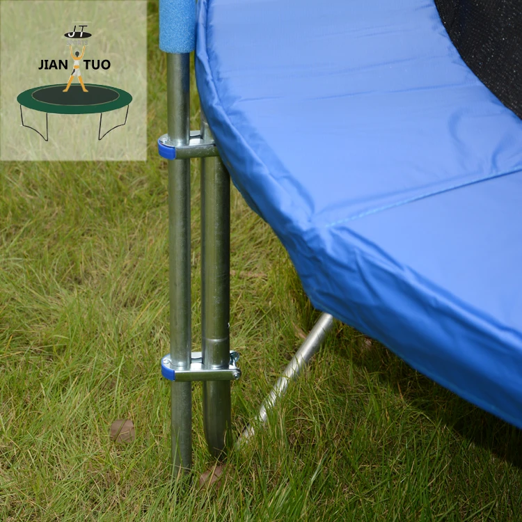 JianTuo 10FT Gymnastic Outdoor Round Trampoline With Safety Enclosure Manufacturer & Exporter