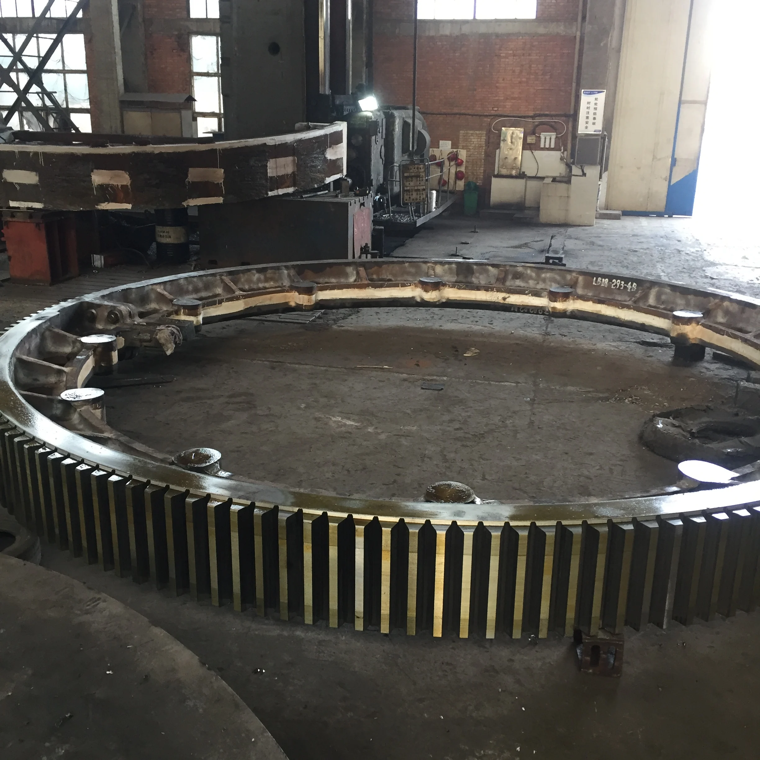 Casting Steel  Customized Halve Girth Transmission  Split Gear Ring