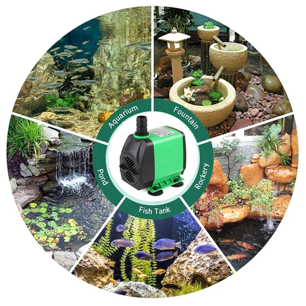 Seabillion Water Pump Adjustable Flow Rate Submersible Pump For Pond Fish Pond Water Pump