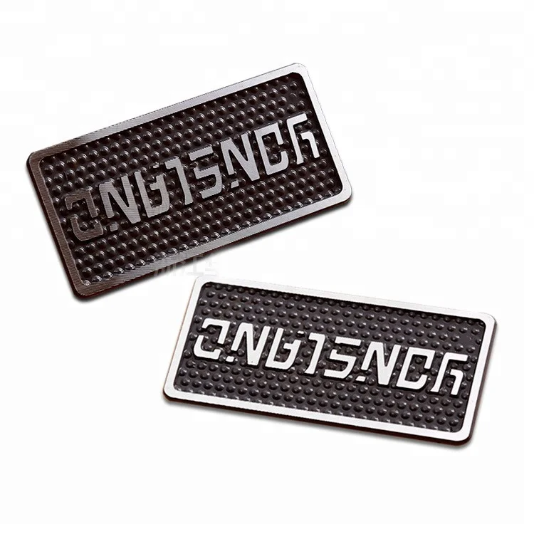 High Quality Waterproof Aluminum Plates Brand Logo Tags Engraved logo Metal nameplate