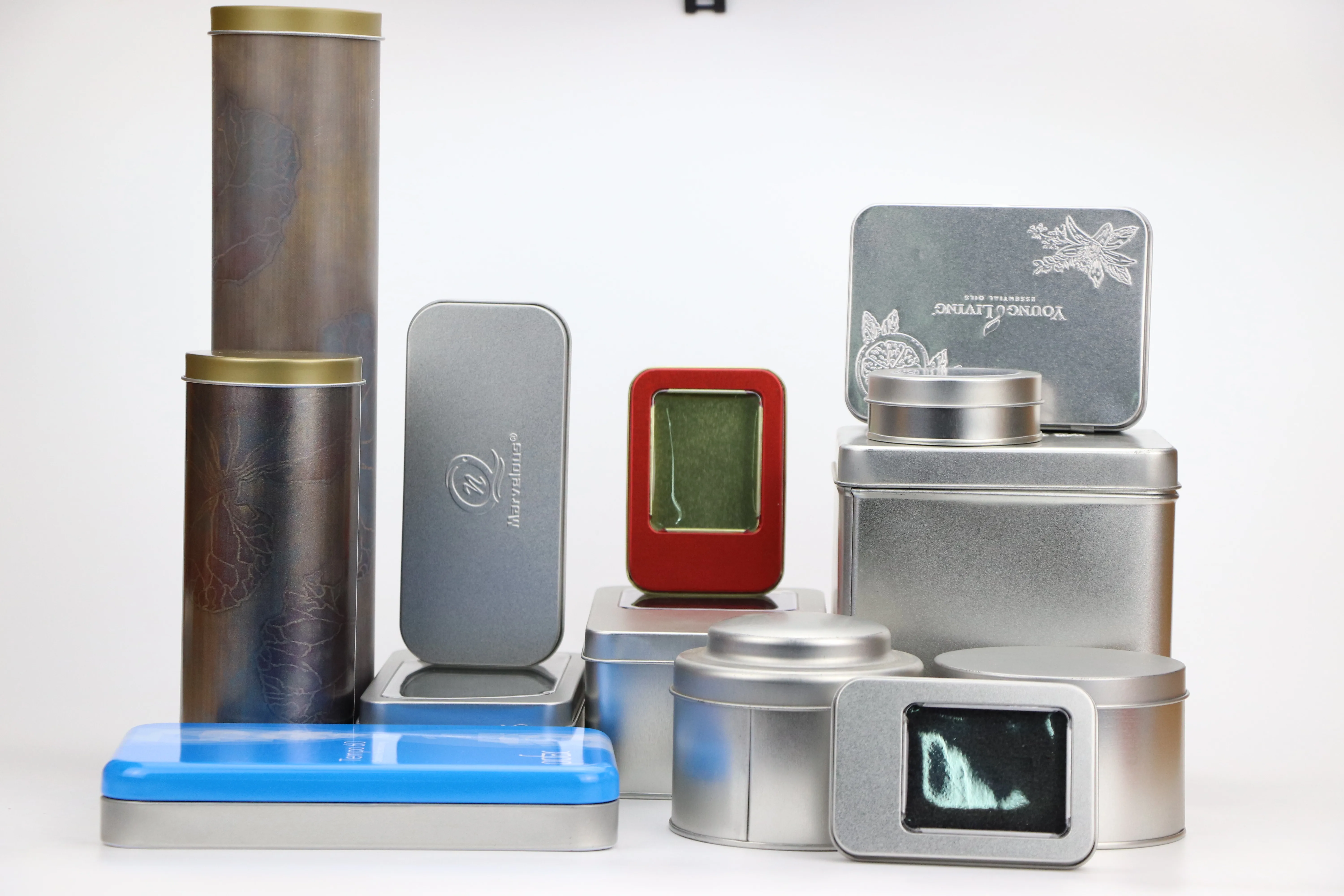 Manufacturers directly for silver tin cans empty tin box packaging