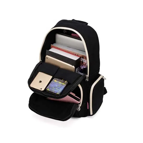 
Children Teenage Girls Boys School Backpack Travel Solid Students Bags 