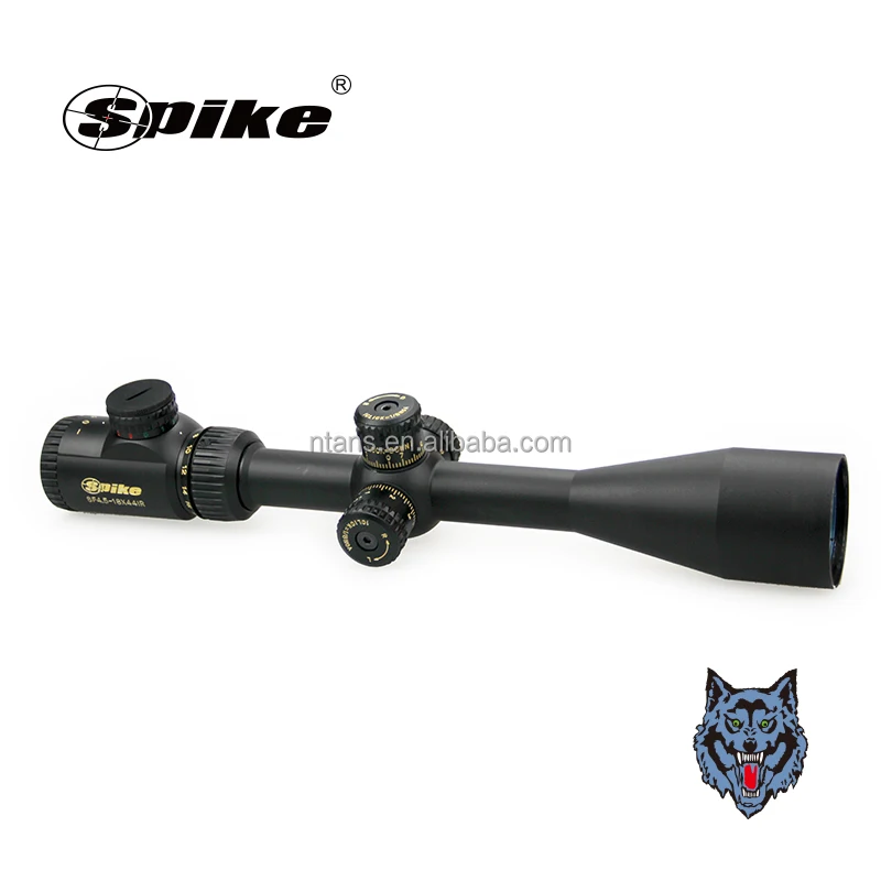 Spike 3-color Reticle. Rings Side Focus Optics  Scope/ 4.5-18x44 Compact Scope