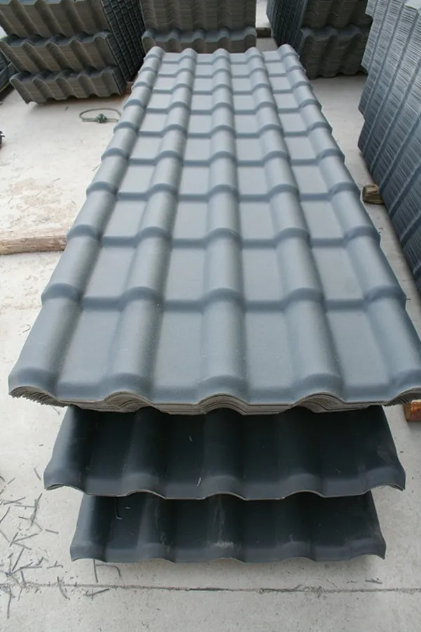 JIELI bamboo style synthetic resin roof tile
