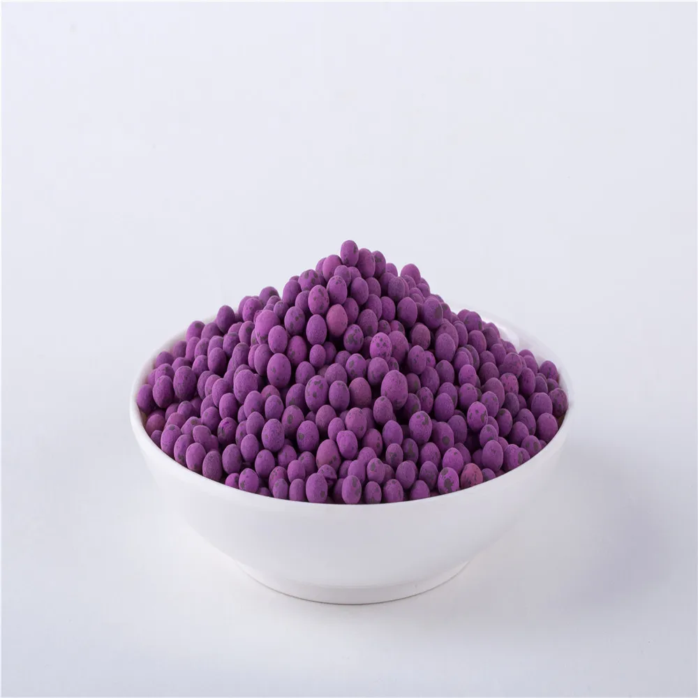 
Potassium permanganate with high removal efficiency for hydrogen sulfide 