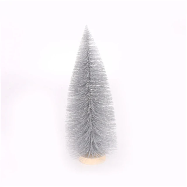 New Style Christmas Tree Desk Mini Decoration Gray Christmas Tree Small Size