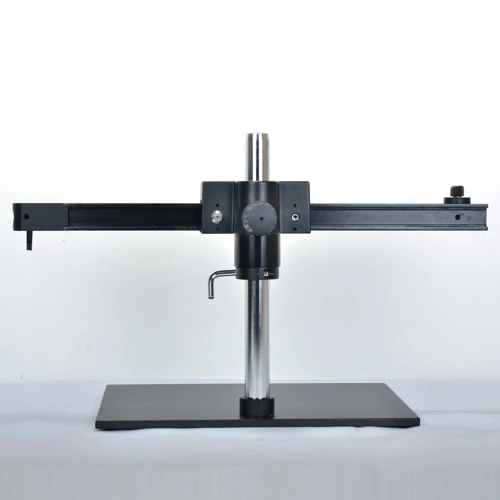 Big Size Heavy Duty Adjustable Boom Large Stereo Arm Table Stand 76mm Ring Holder For Lab Industry Microscope Camera