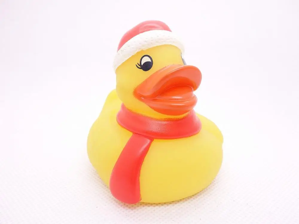 
Non-toxic Soft Plastic Shower Time Rubber Duck Yellow 
