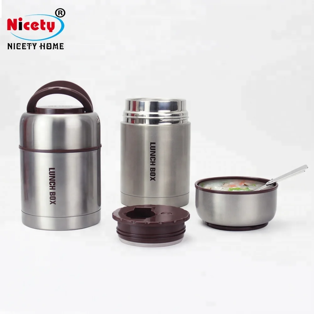 stainless steel private label vacuum insulated lunch box thermal tiffin carrier modern lunch box