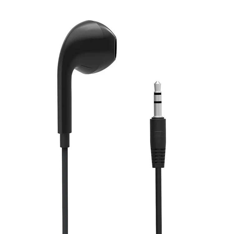 Wholesale cheap price disposable mono wired in-ear earphone headphone one side earbud for tour guide use