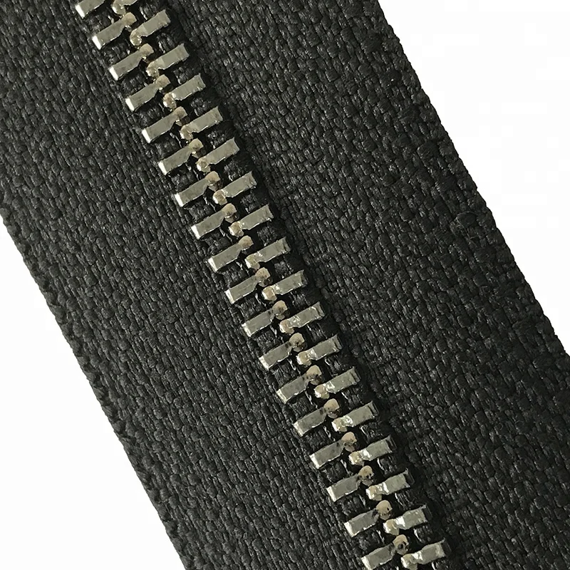 New Design Titanium Alloy 5# Waterproof Metal Zipper Printed Ink Style Tape