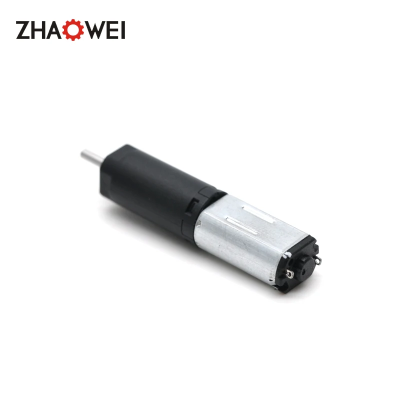 zhaowei motor planetary 12 v 8mm micro planetary gearbox gear motor for Lock system