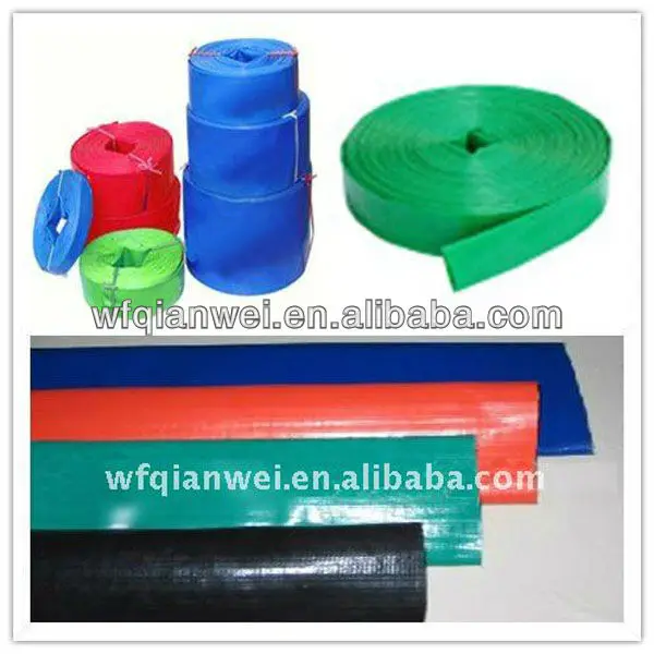 1/2 1.5 3/4 3 Inch Flexible Plastic Soft Red PVC Farm Watering Water Pump Delivery Hose Pipe Pipes